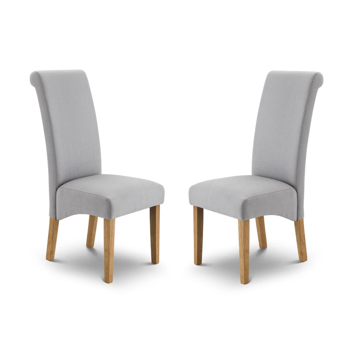 Set Of 2 Rio Scrollback Fabric Chairs