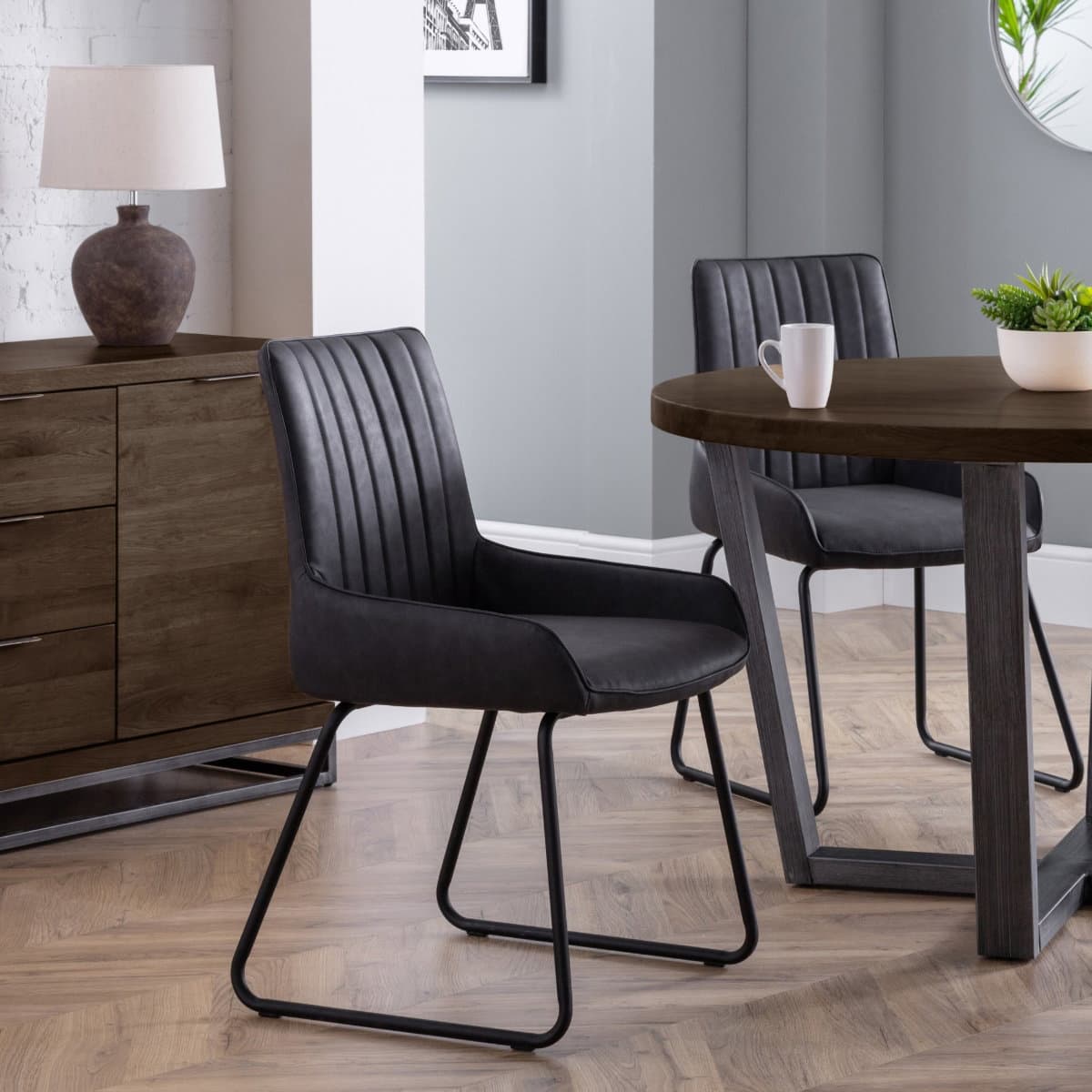 Set Of 2 Soho Dining Chairs