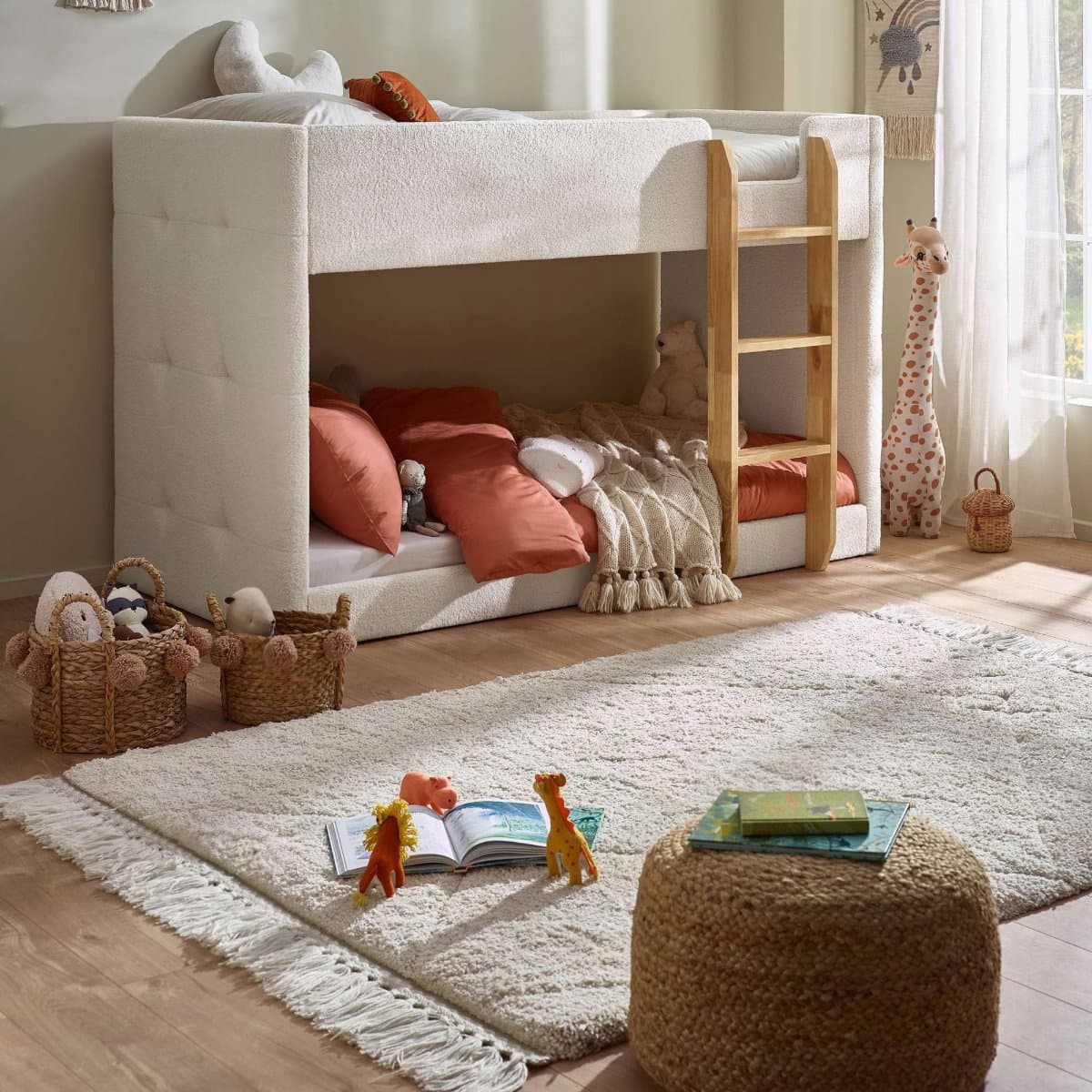 Teddy Upholstered Bunk Bed