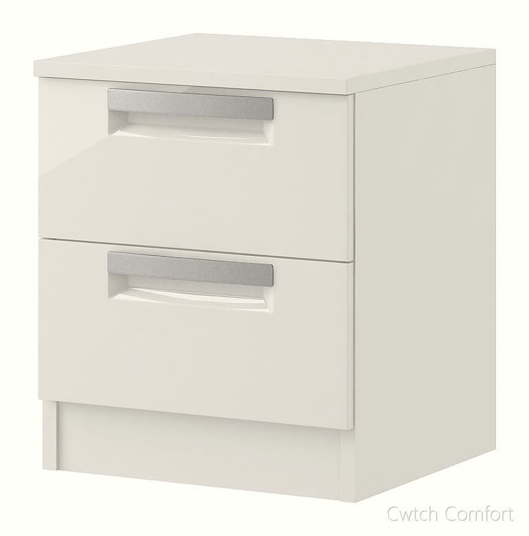 Milan 2 Drawer Bedside