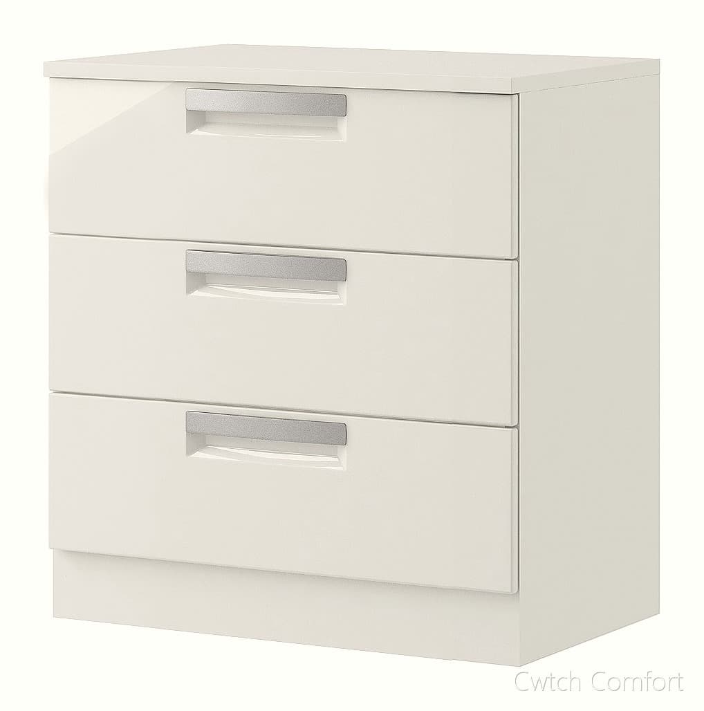 Milan 3 Drawer Midi Chest