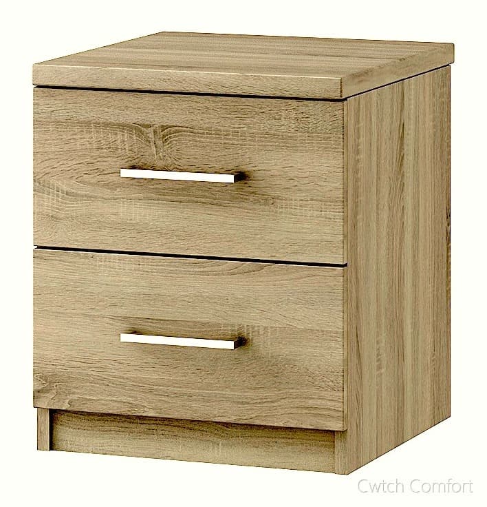 Modena 2 Drawer Bedside