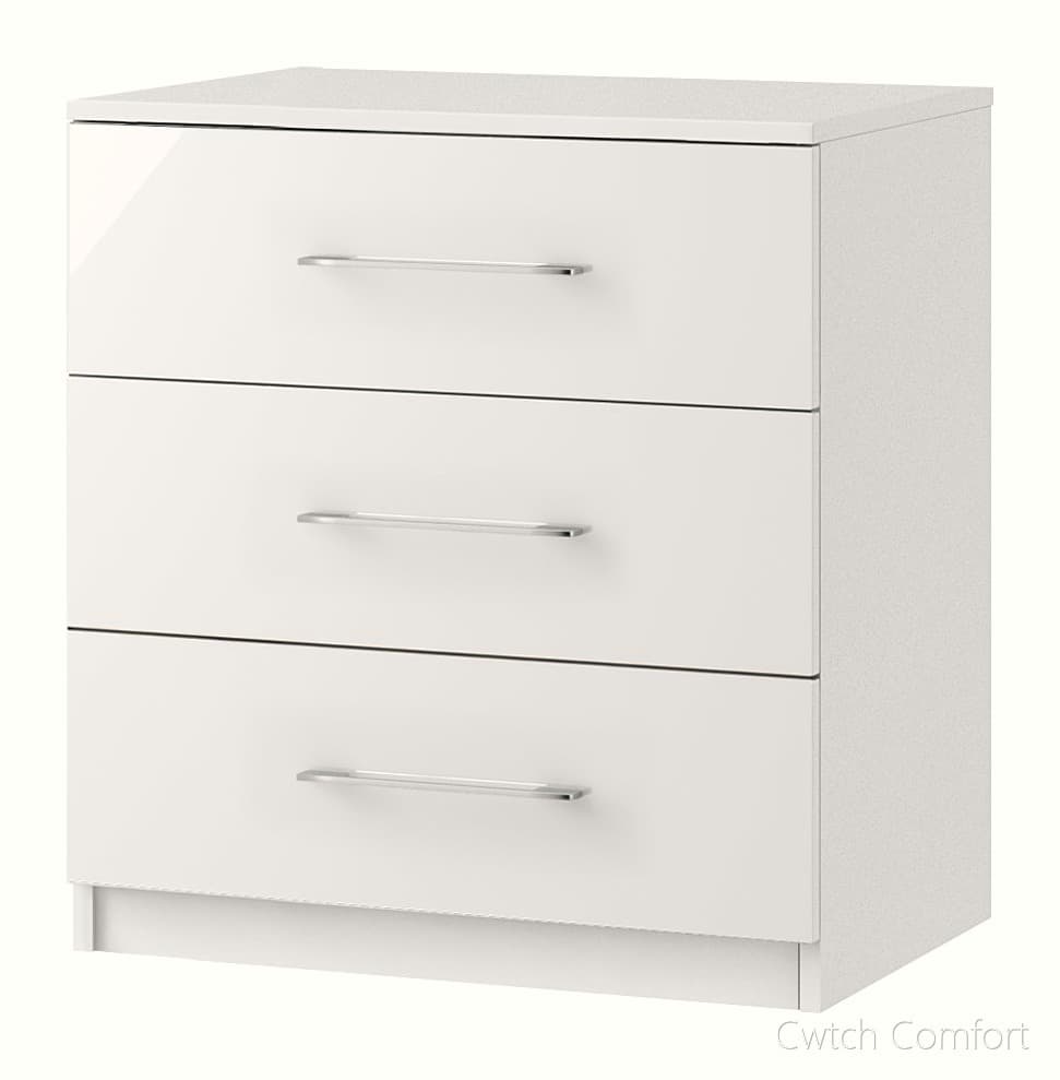 Roma 3 Drawer Midi Chest
