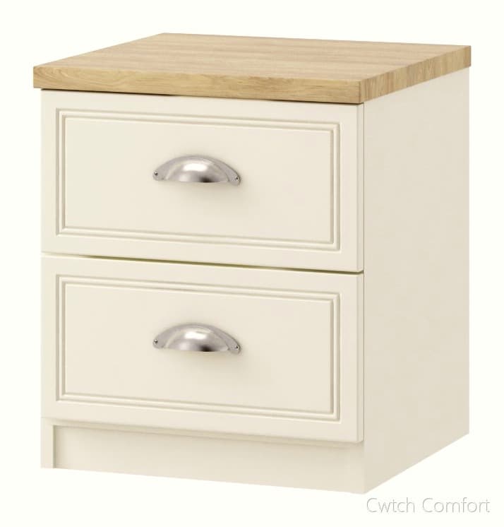 Vittoria 2 Drawer Bedside