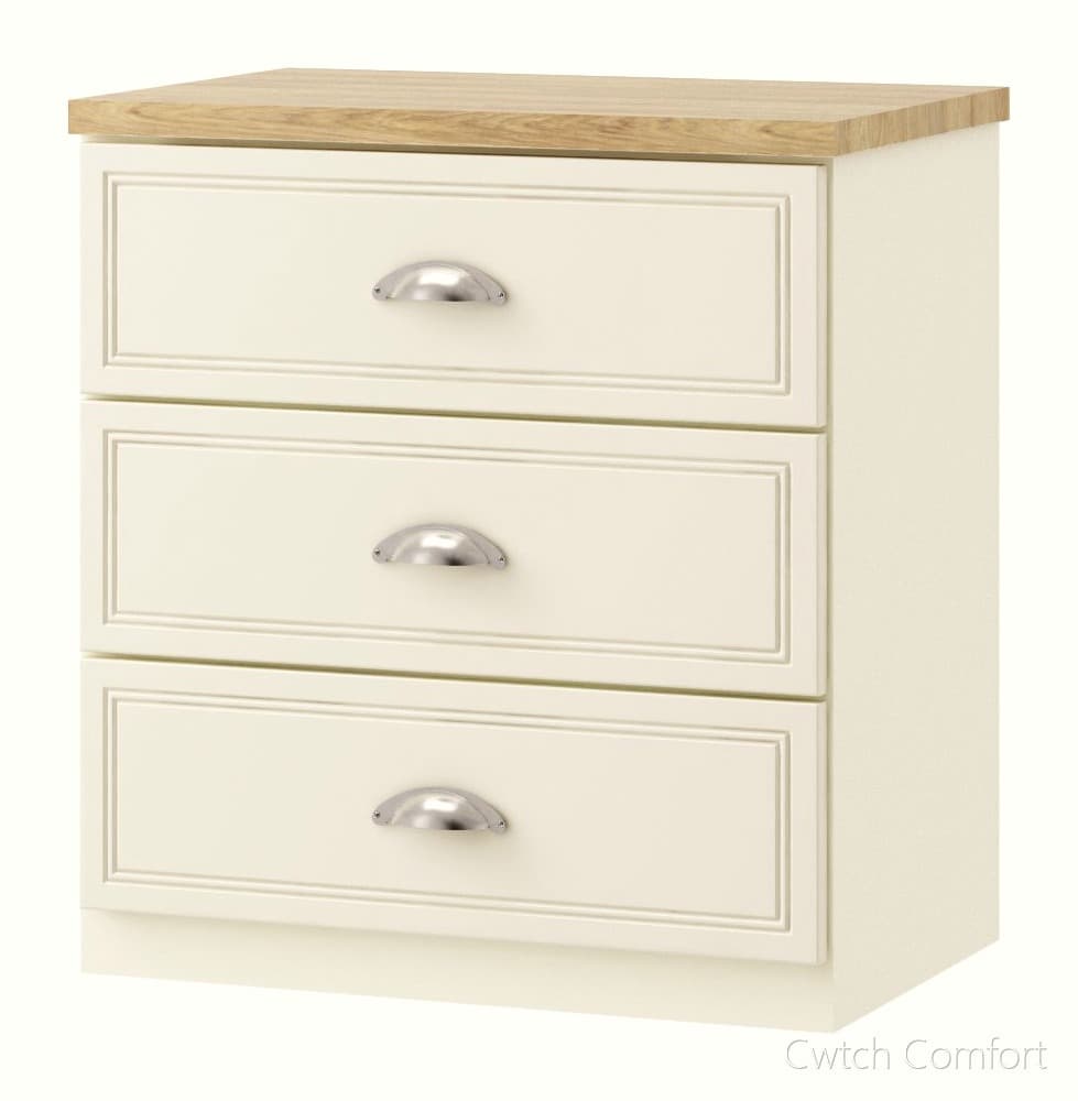 Vittoria 3 Drawer Midi Chest